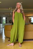 Basso Balloon Jumpsuit Olive